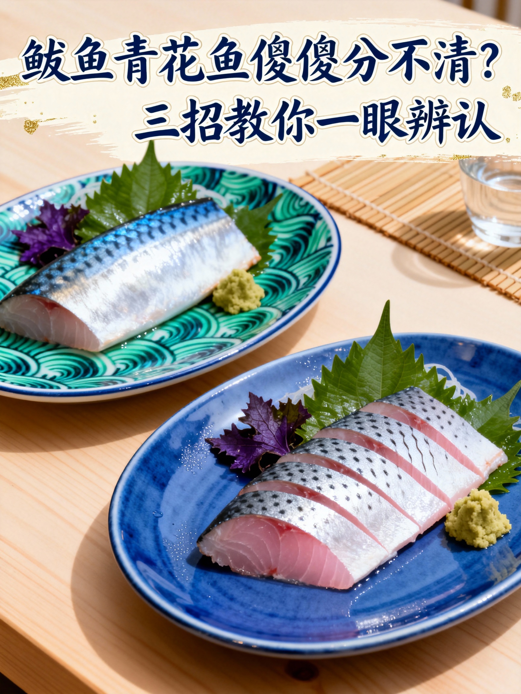 鲅鱼青花鱼傻傻分不清?三招教你一眼辨认