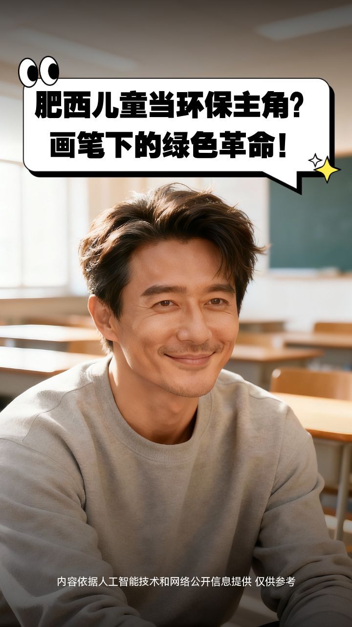 肥西儿童当环保主角?画笔下的绿色革命!