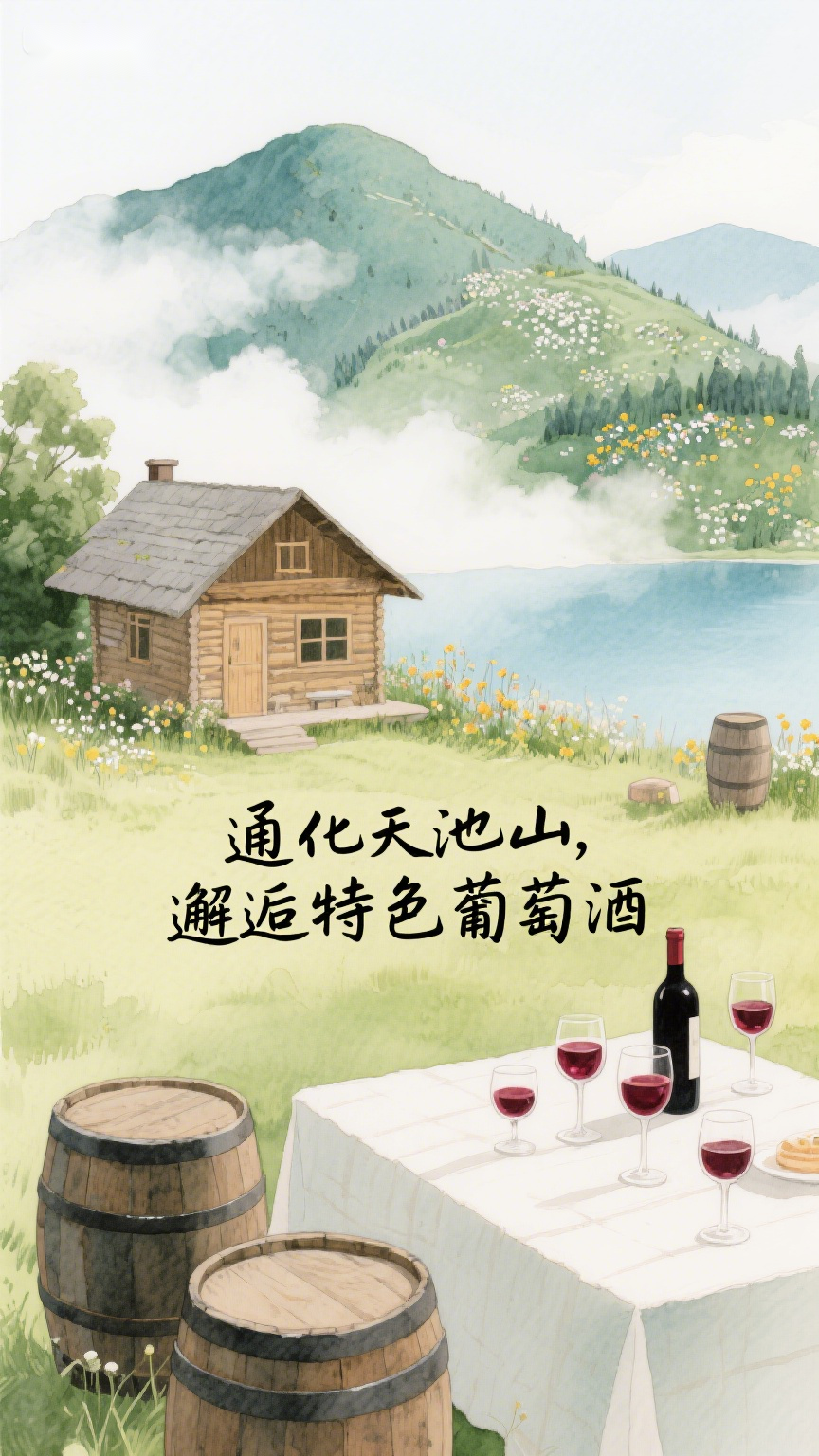 通化天池山,邂逅特色葡萄酒