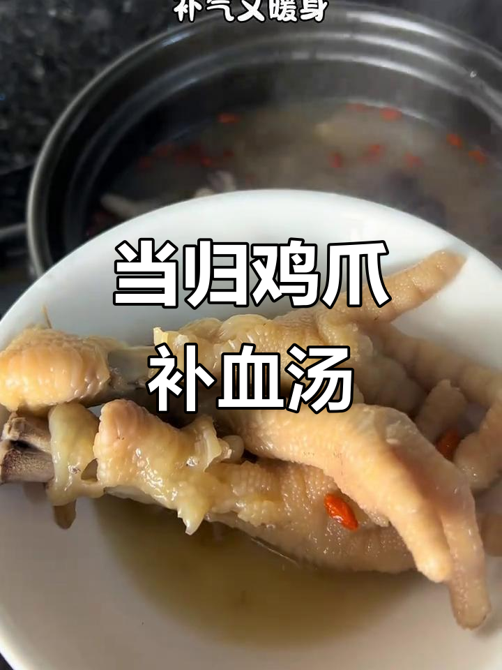 秋冬进补必备!当归鸡爪汤,滋补胶原蛋白又暖身