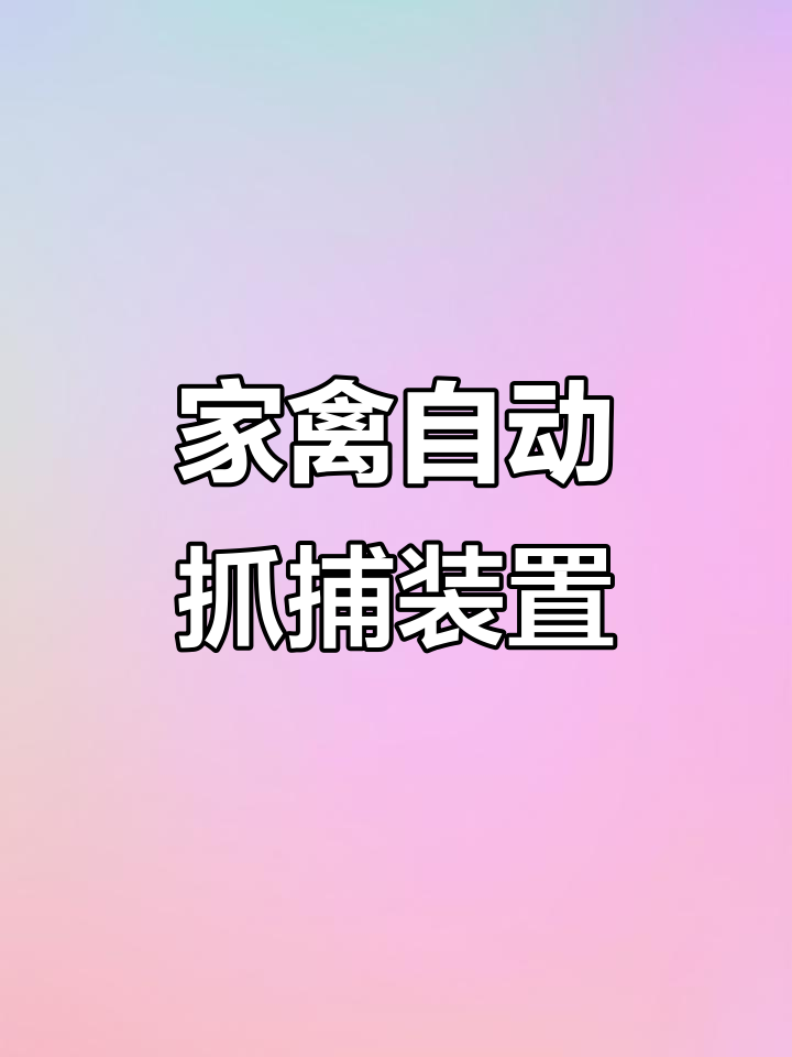 养殖小哥发明鸡鸭鹅绊脚绳，轻松捕捉家禽