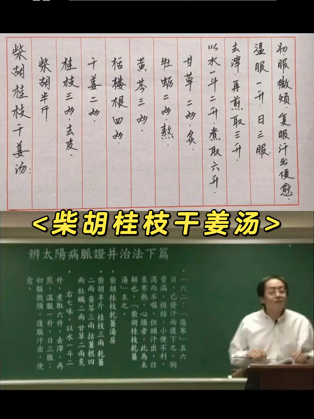 伤寒杂病论:柴胡桂枝干姜汤