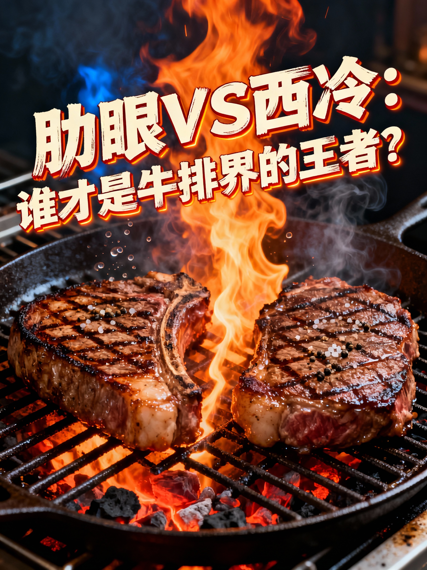 肋眼VS西冷:谁才是牛排界的王者?