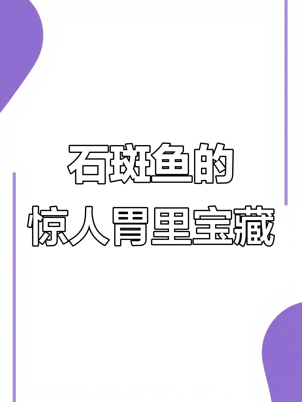 渔民晚餐意外发现石斑鱼肚里的秘密,竟然是这个!