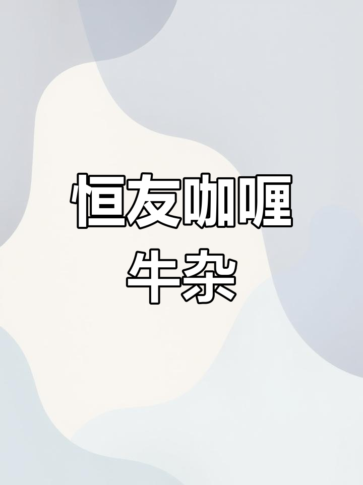 街头咖喱牛杂,辣味适中