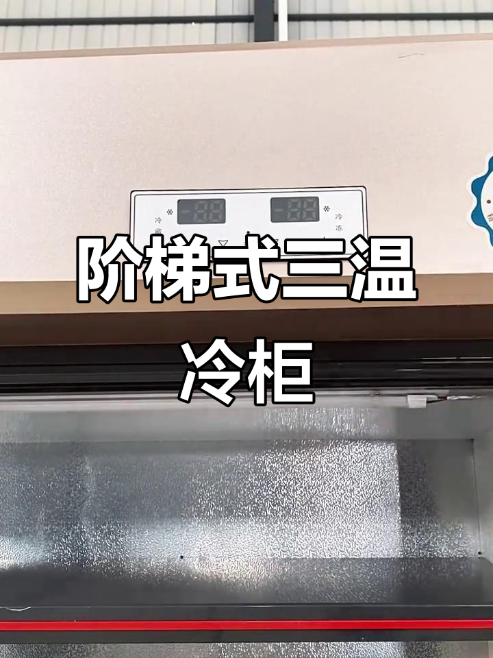 三温点菜柜,冷藏、微冻、冷冻一机搞定