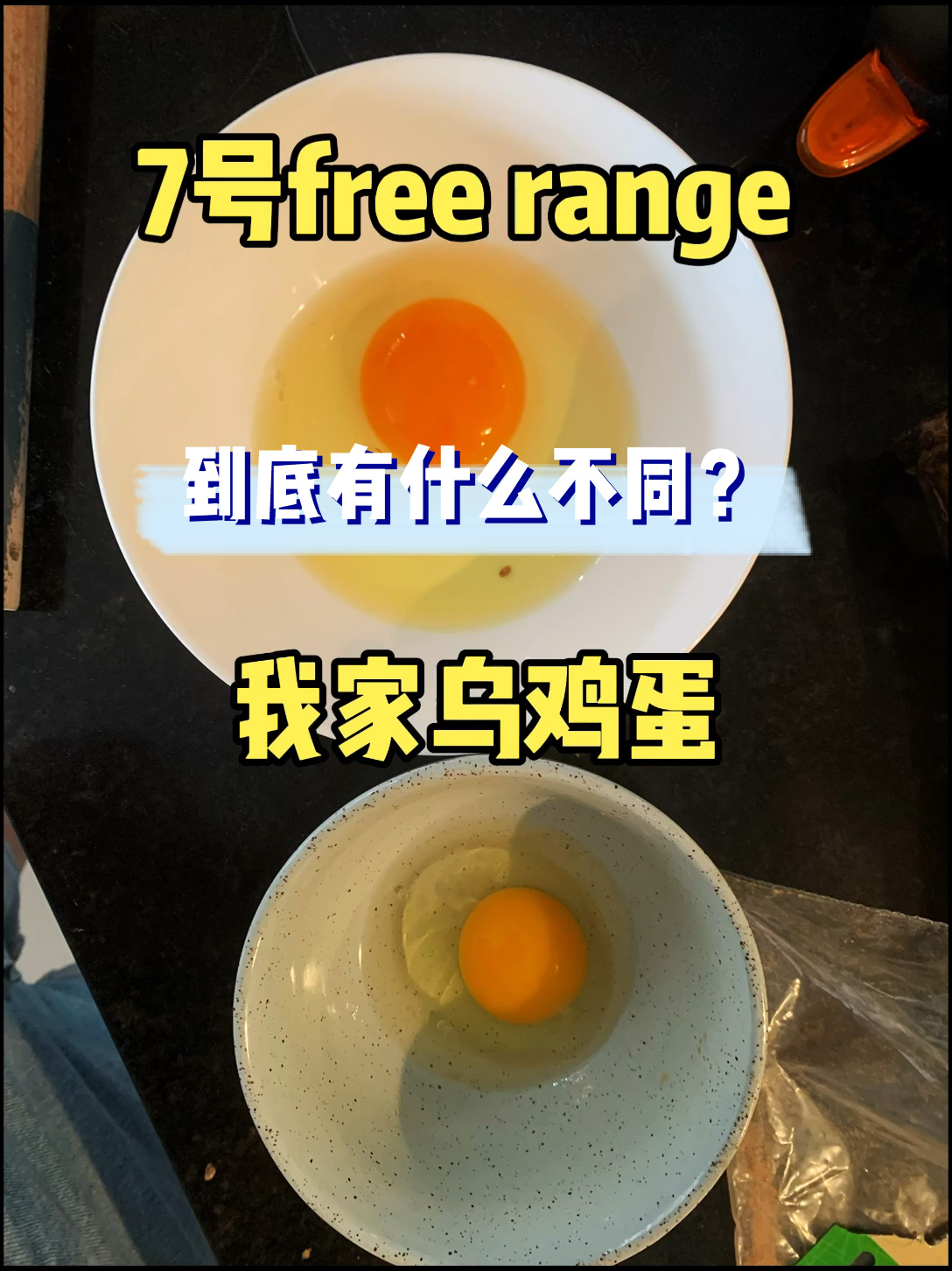 我家乌鸡下的蛋有什么不同?