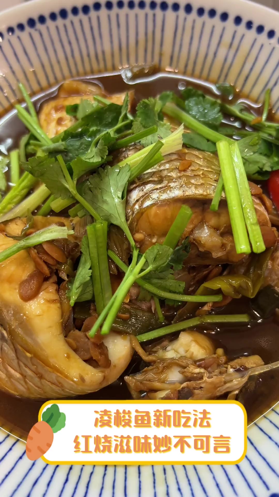 凌梭鱼新吃法,红烧滋味妙不可言