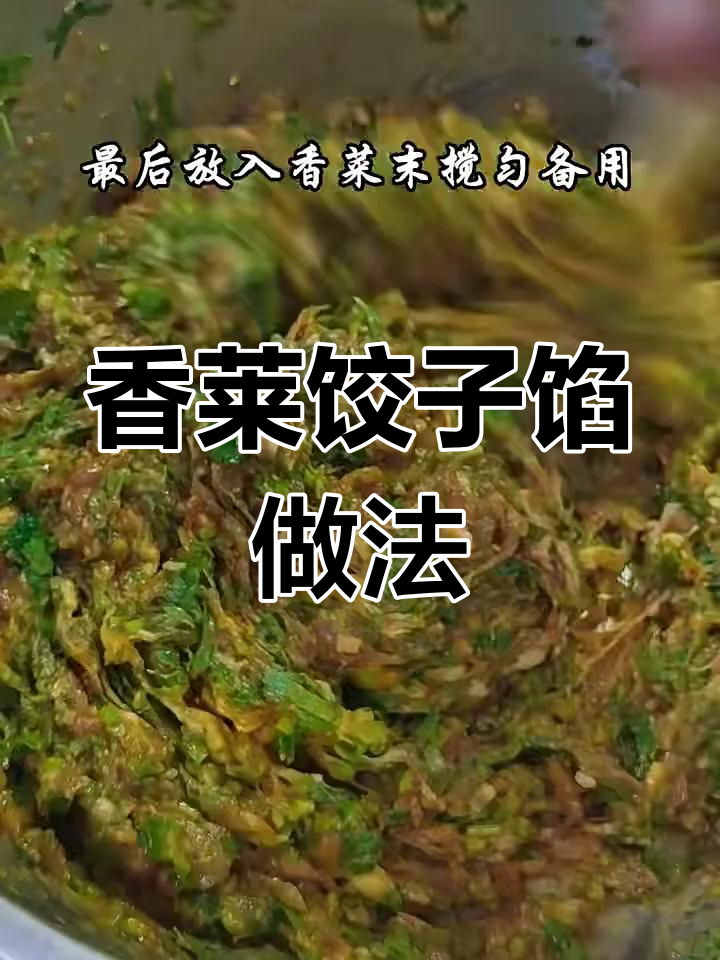 立冬必吃香菜饺子馅,鲜嫩美味秘诀大公开