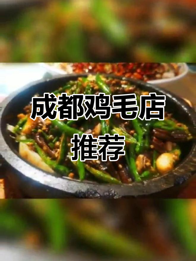 成都必试鸡毛店,地道美味不容错过