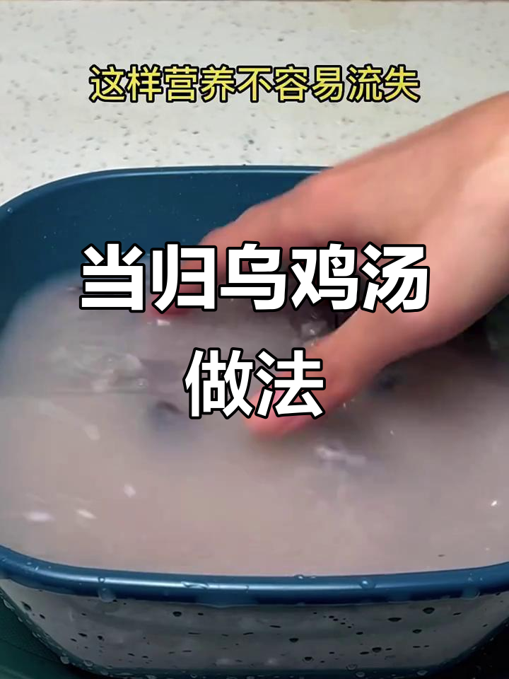 坐月子必喝当归乌鸡汤,炖法超简单