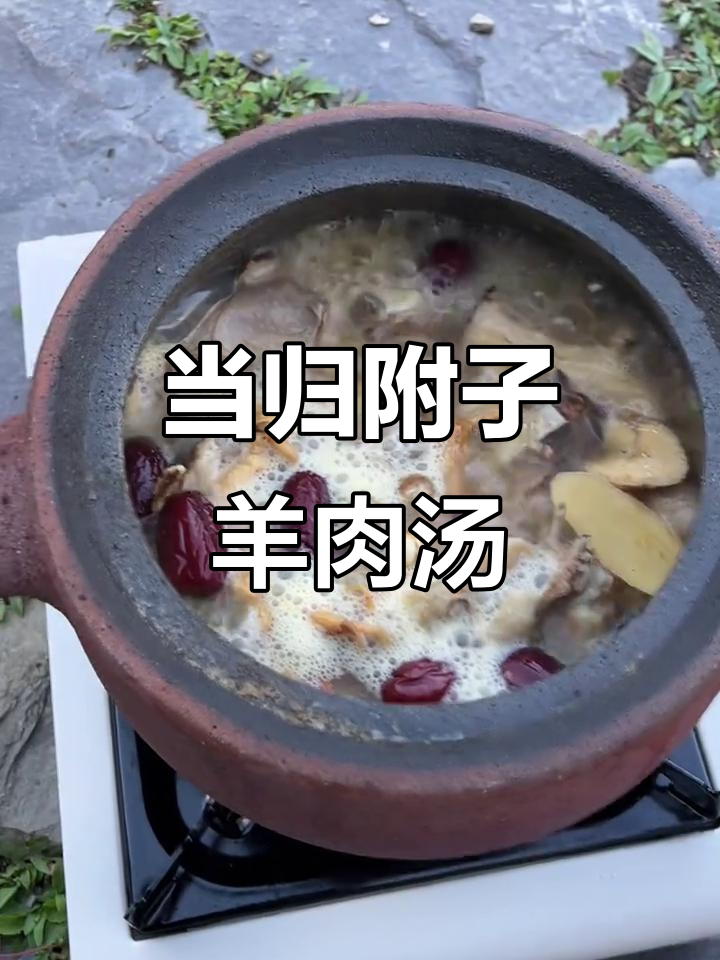 雪山下的当归生姜羊肉汤,附子与羊肉的完美搭配
