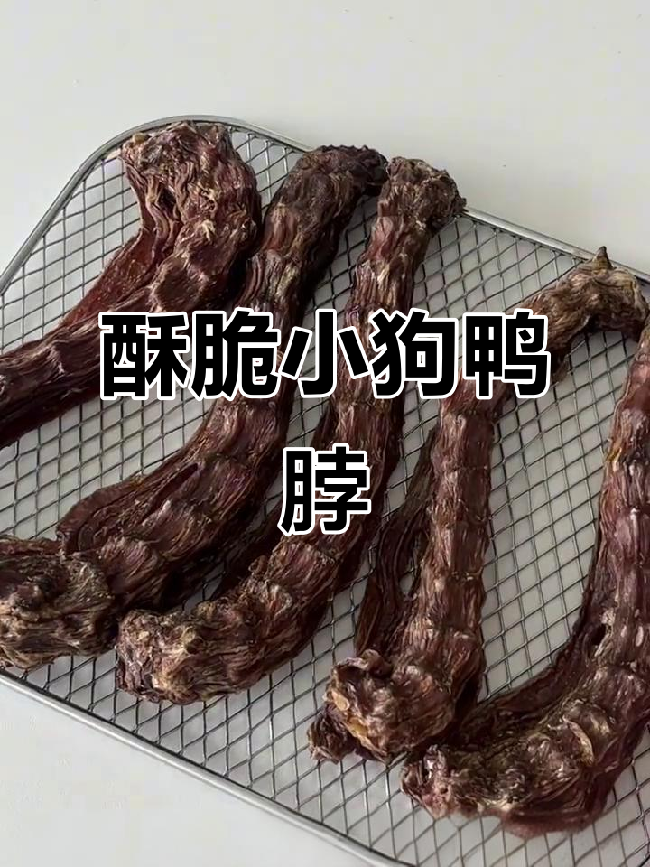 小狗无法抗拒的鸭脖,健康磨牙又补钙