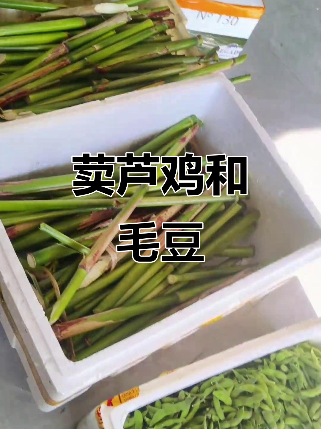 荬芦鸡与毛豆的快乐时光,家乡味满满