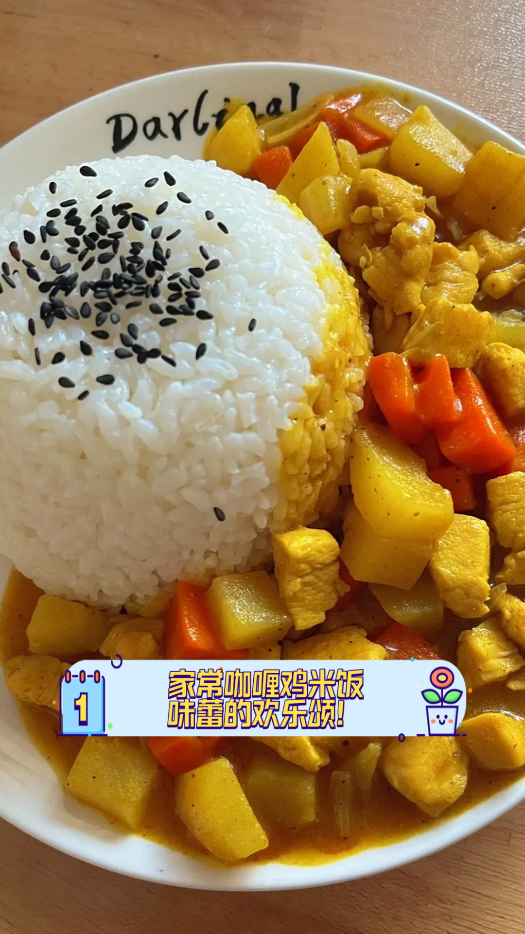 家常咖喱鸡米饭,味蕾的欢乐颂!