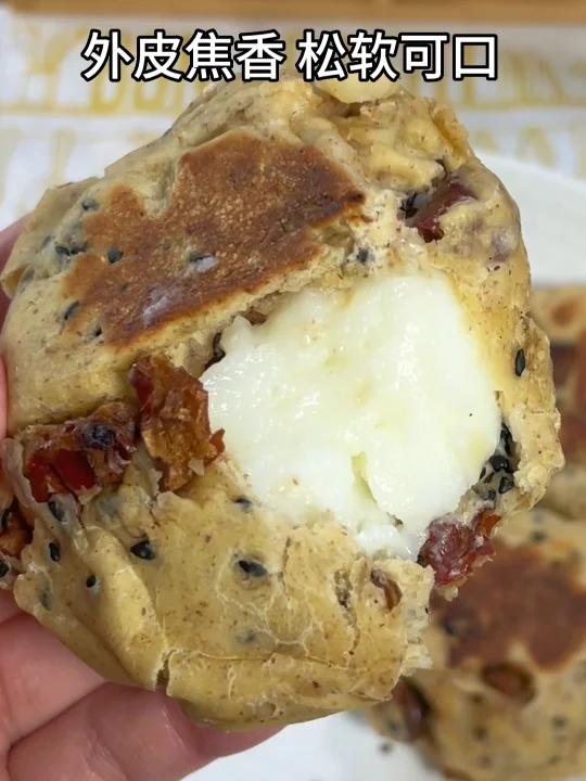 低卡养生!红枣核桃酸奶小饼松软可口!