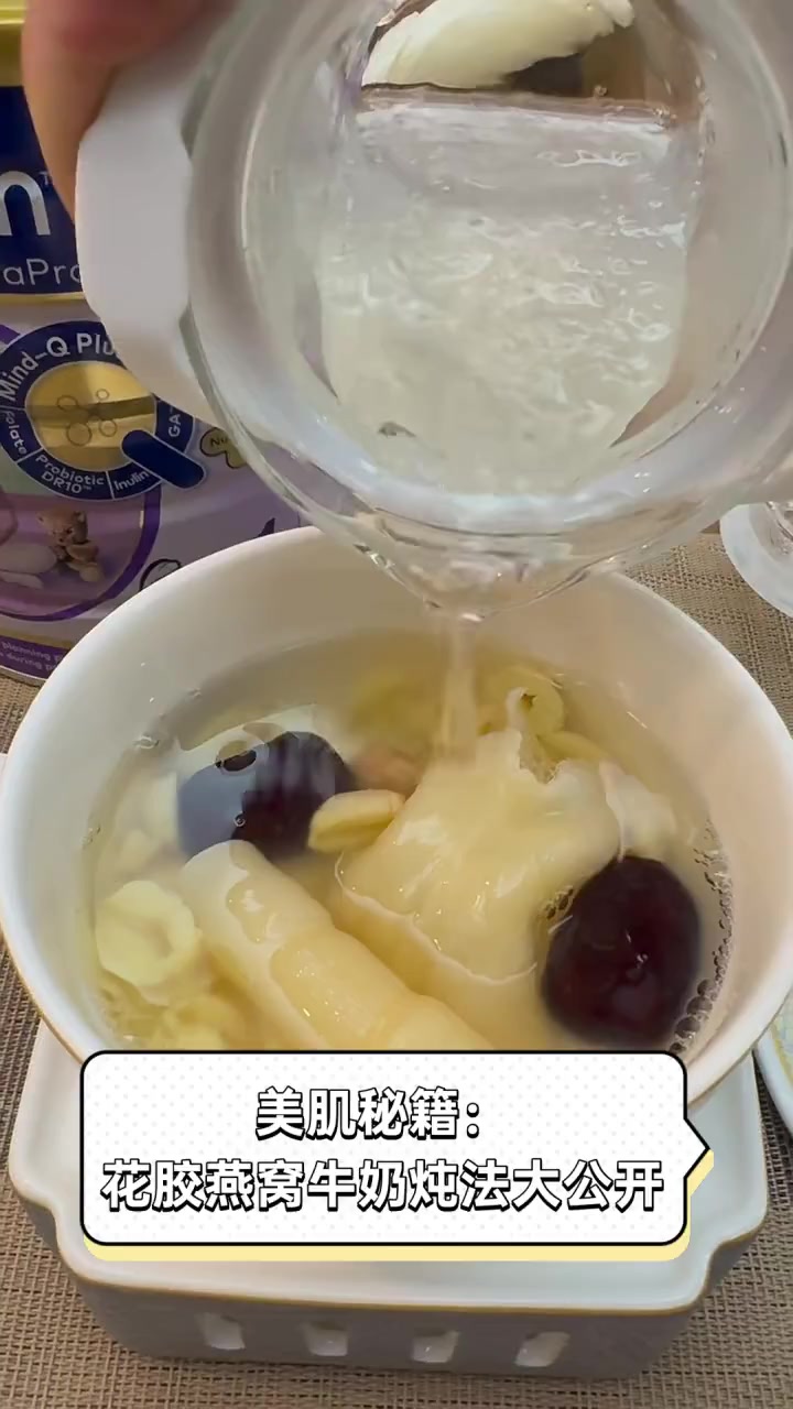美肌秘籍:花胶燕窝牛奶炖法大公开