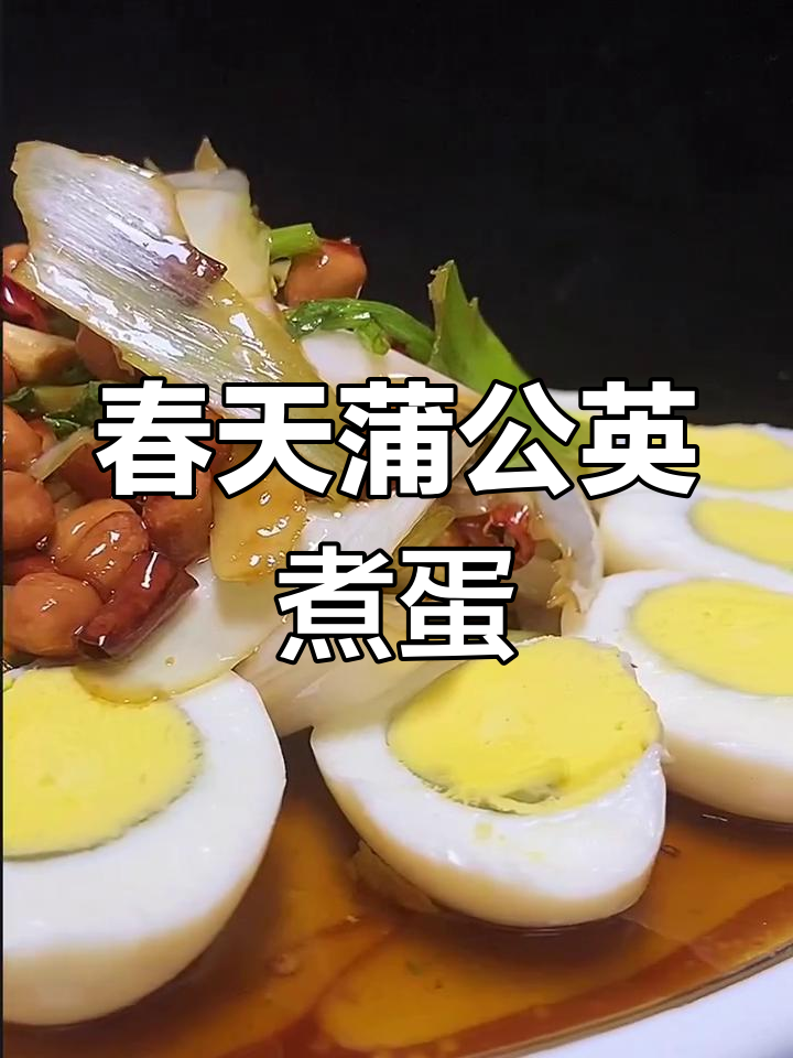 清明节吃蒲公英煮鸡蛋,营养又美味!