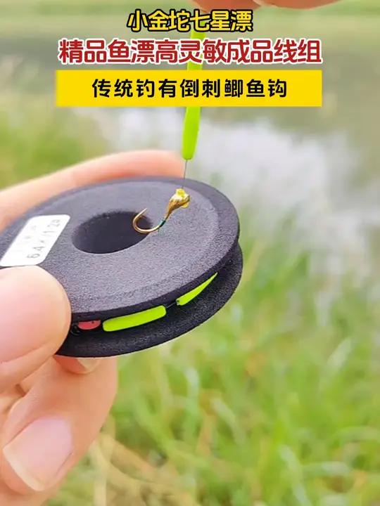 挂底的小金坨七星漂,原丝鱼线精绑,切水迅速,拉力强,刺鱼快不挡口!好渔具精选 钓鱼线组 七