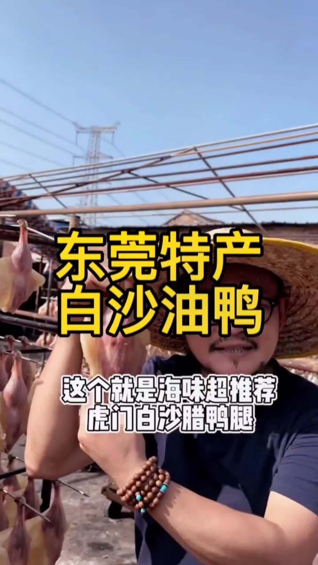 东莞特产 虎门白沙油鸭,采用传统手工艺,天然晾晒风干,可蒸可煮,味道一流,值得细品。腊味 