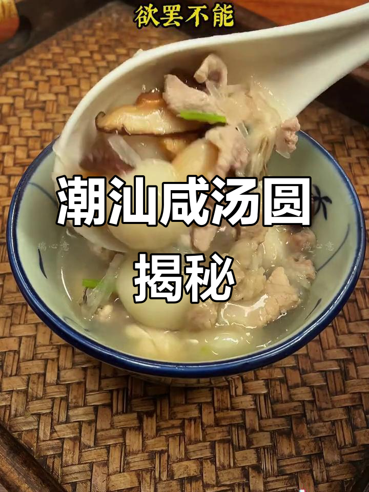 甜汤圆之外,潮汕咸汤圆的独特风味你尝过吗?