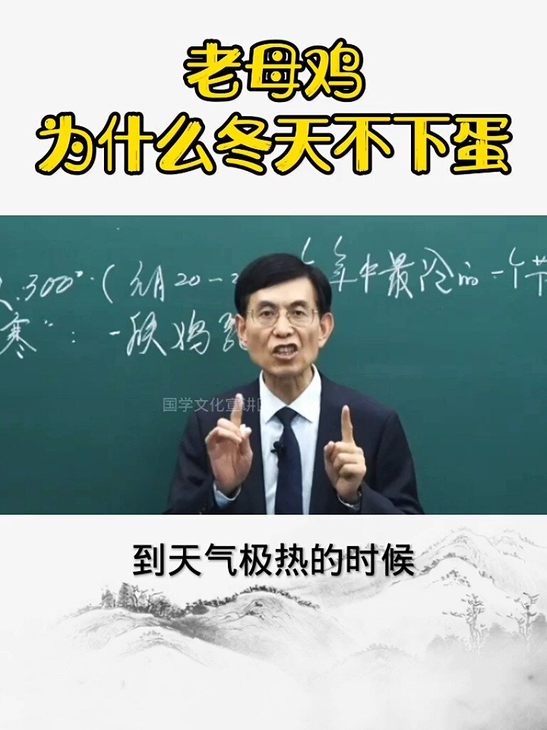老母鸡为啥冬天不下蛋?