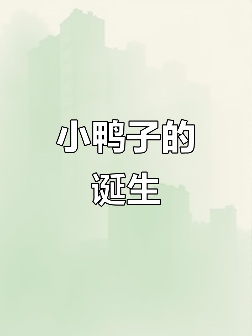 鸭妈妈孵蛋,最后一只小鸭子终于出生了!