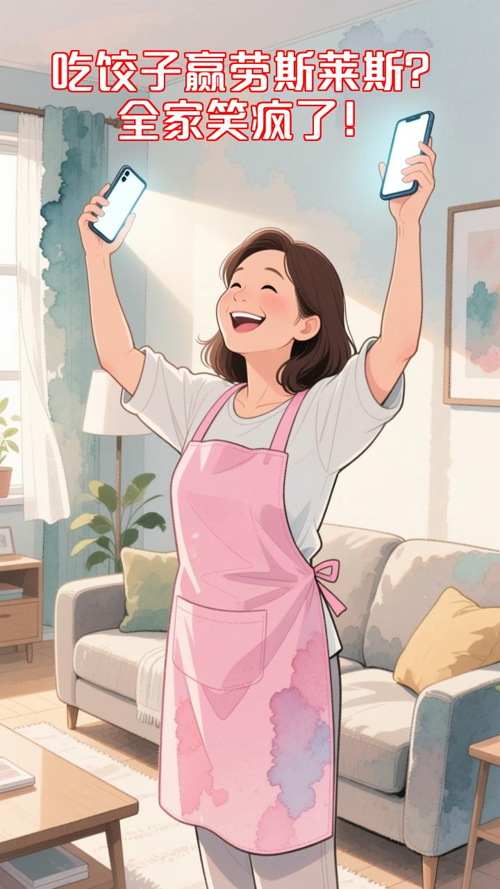 为赢劳斯莱斯全家狂吃饺子，结果反转笑喷！