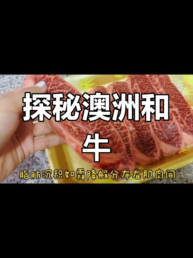澳洲和牛的秘密:从纹理到口感,完美呈现牛肉的艺术