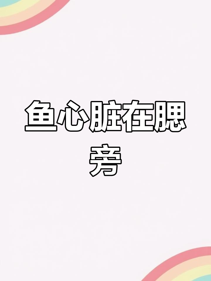 鱼的心脏竟然在这里,真神奇