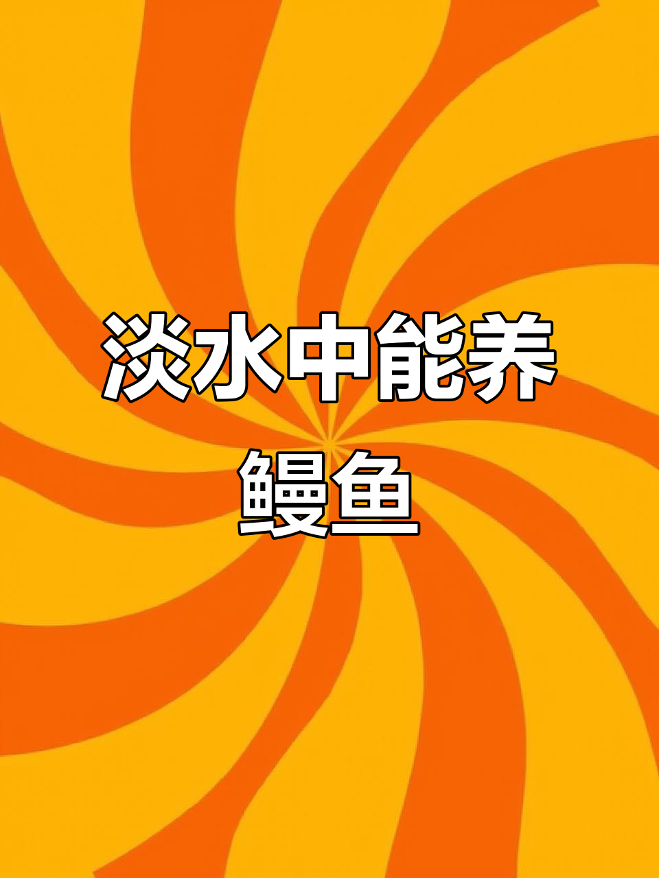 淡水鳗鱼也能养殖,福建广东常见河鳗品种揭秘