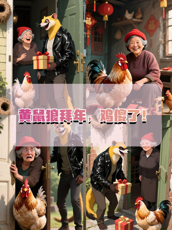 黄鼠狼给鸡拜年，结局笑疯了！