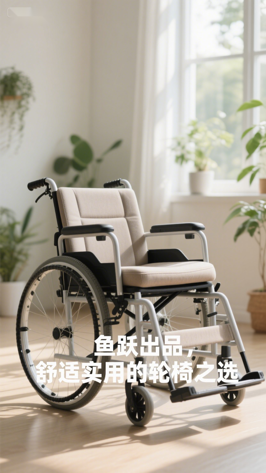 鱼跃出品，舒适实用的轮椅之选