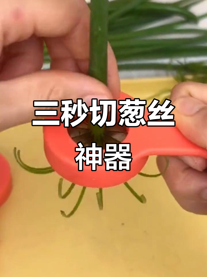 轻松切出完美葱丝,蒸鱼摆盘更简单
