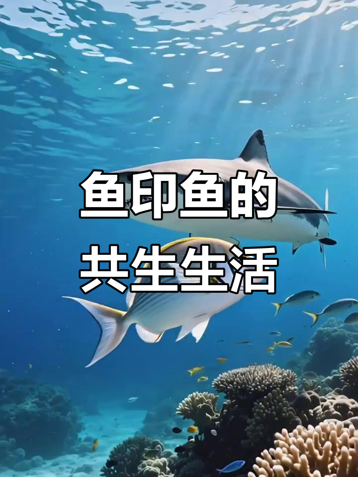 鱼印鱼的奇特生存方式：吸附大鲨鱼，清理寄生虫