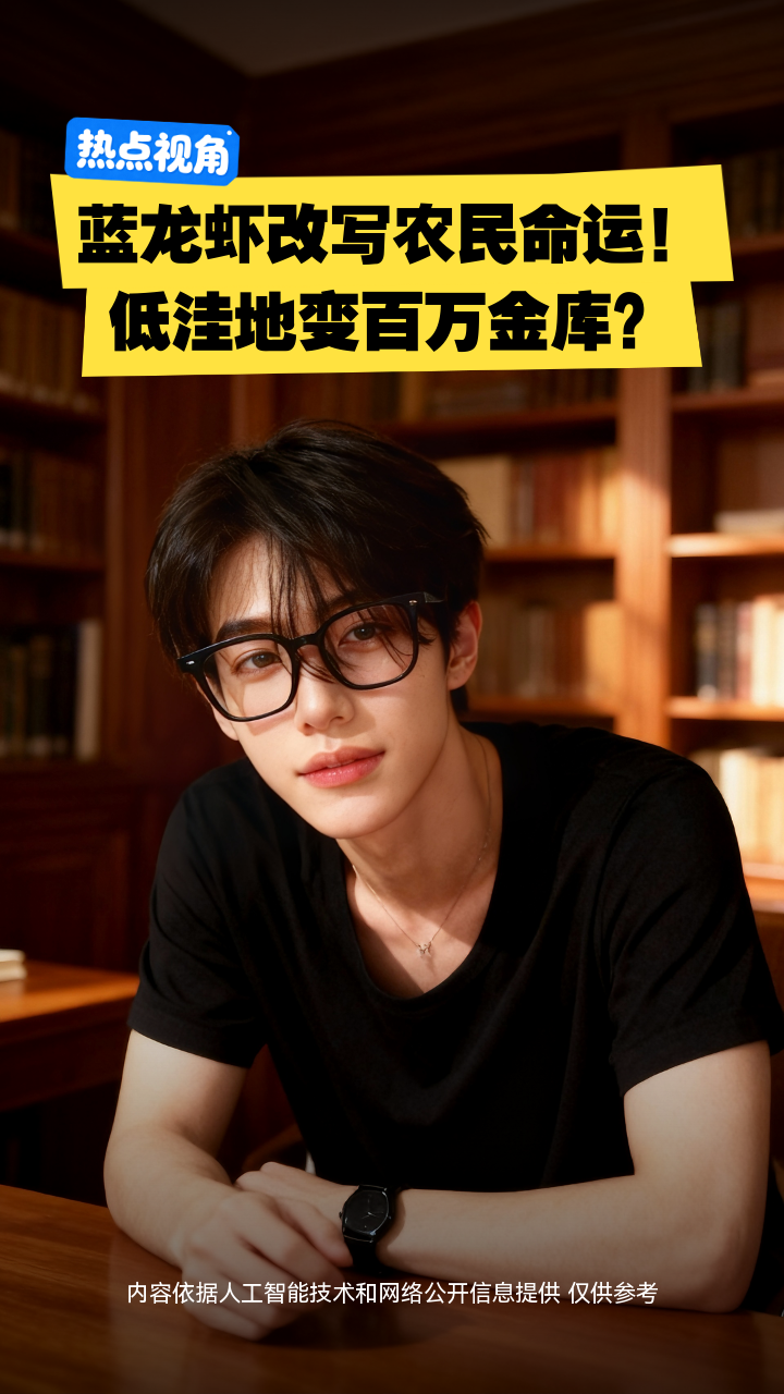 蓝龙虾改写农民命运!低洼地变百万金库?