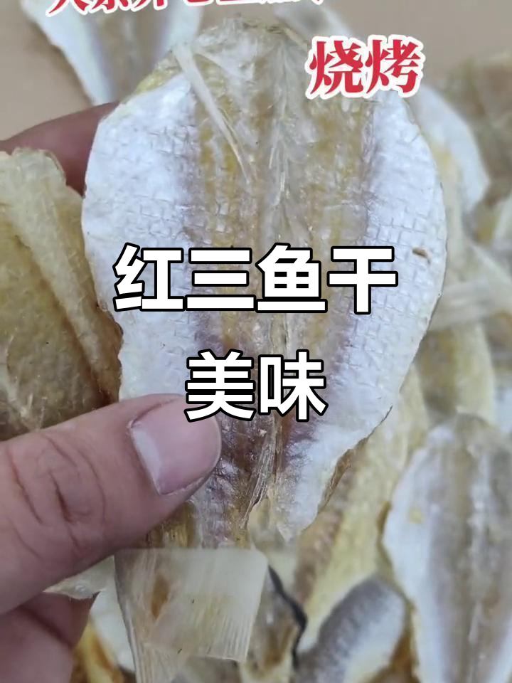 汕尾红三鱼干，香甜可口，老少皆宜