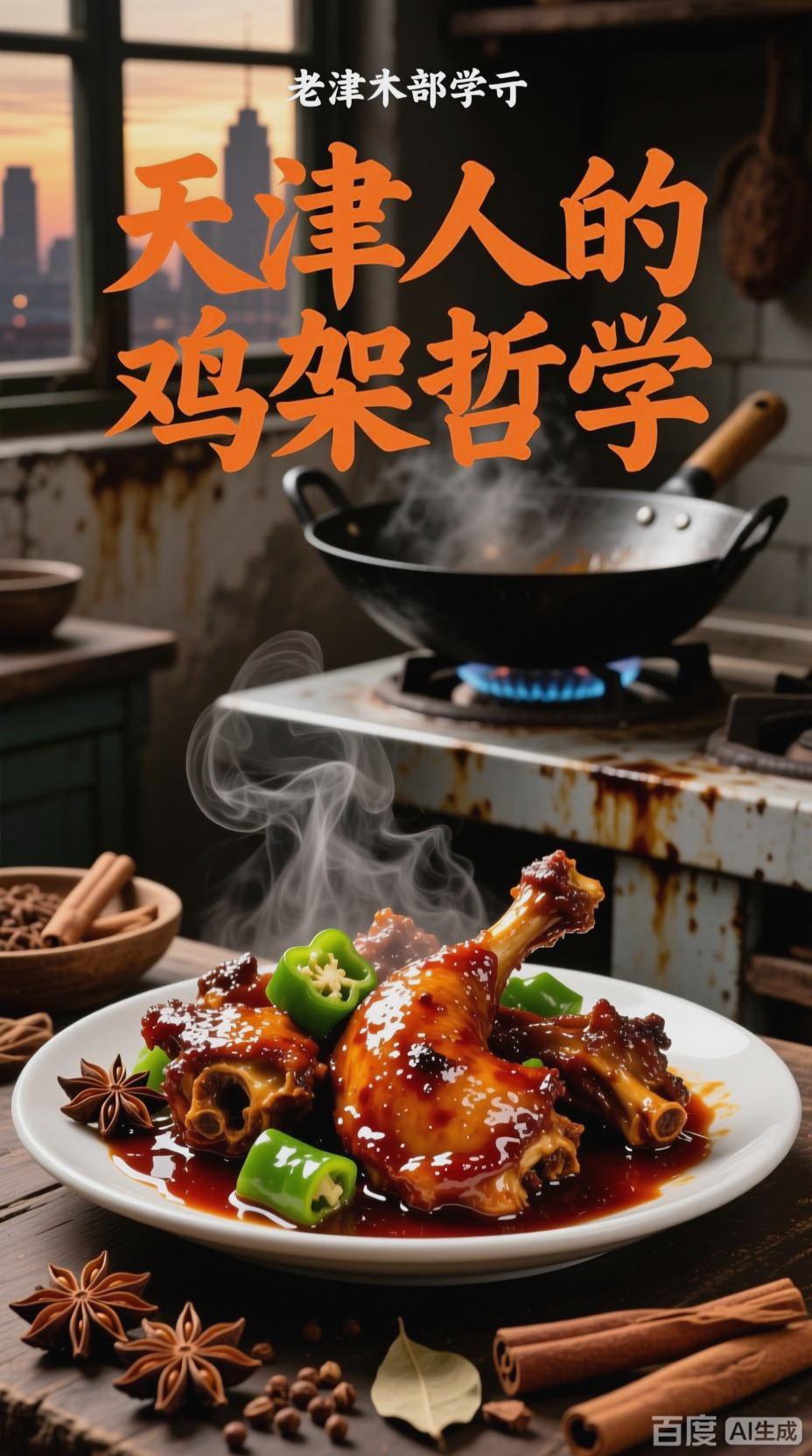 鸡架变身,红烧天津风味