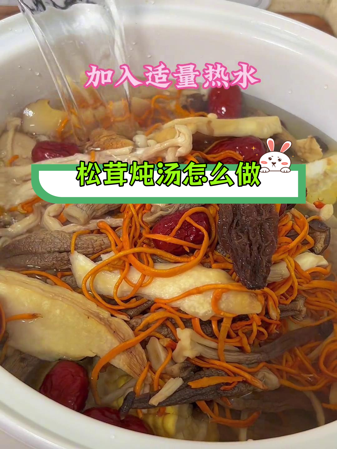 松茸炖汤的家常做法