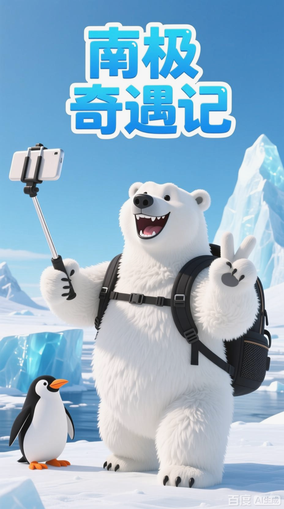 北极熊的南极奇遇记