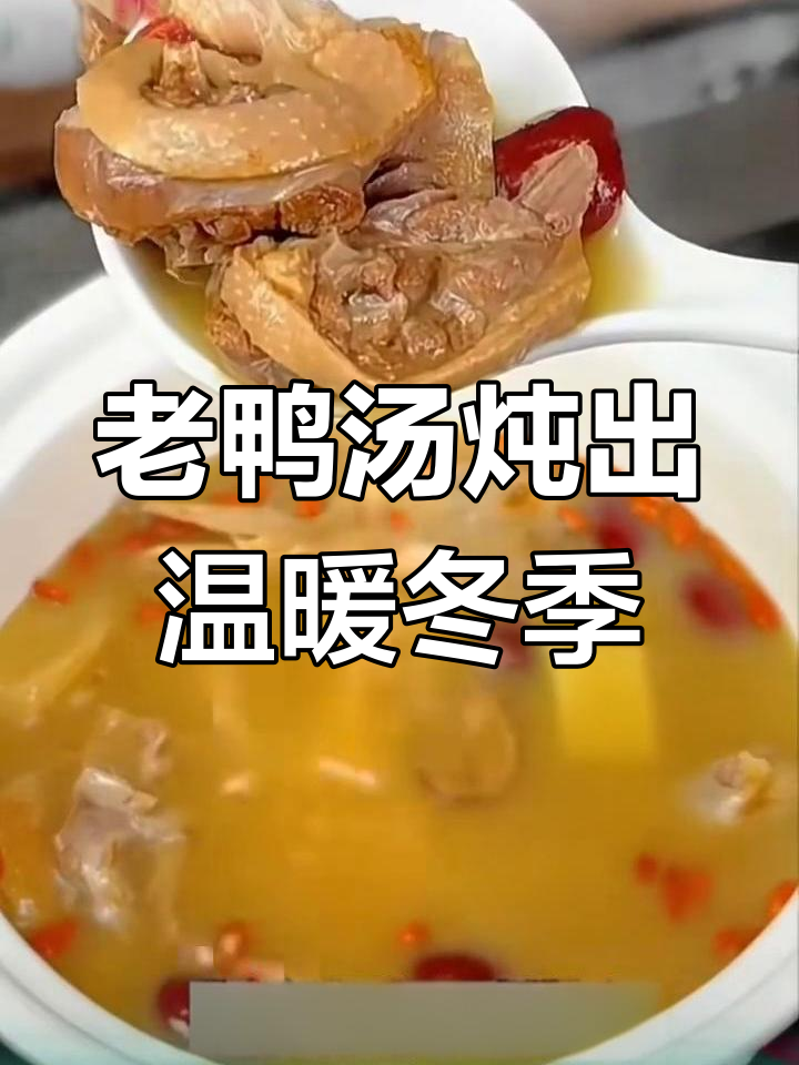 秋冬滋补老鸭汤,润喉暖心又营养
