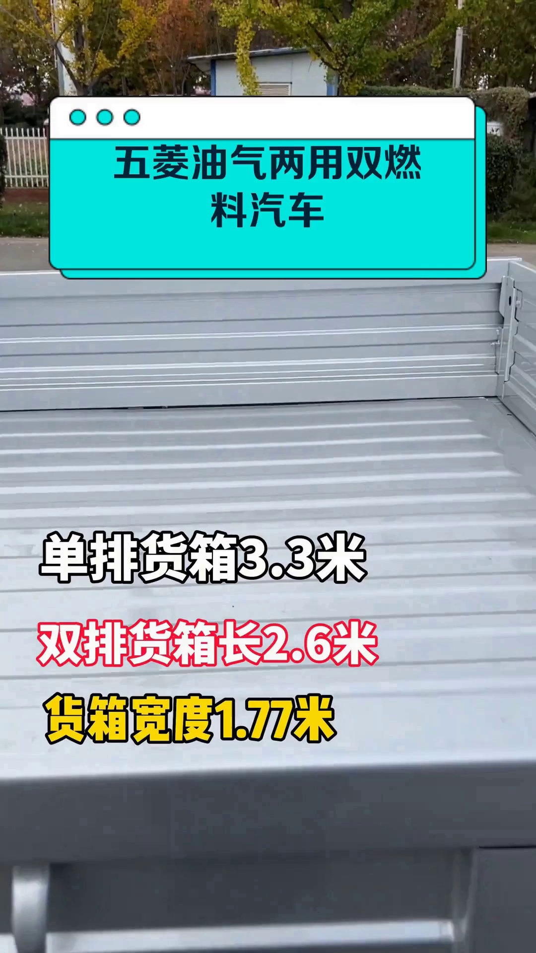 五菱油气两用双燃料汽车