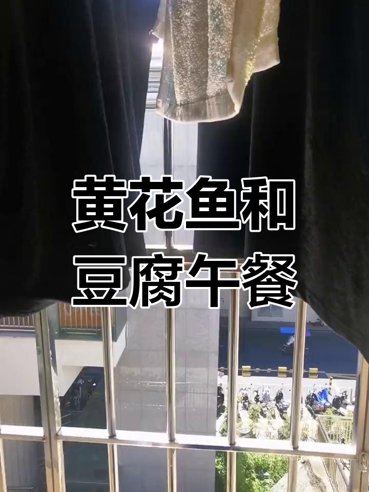 今日家常菜:煎黄花鱼与红烧豆腐