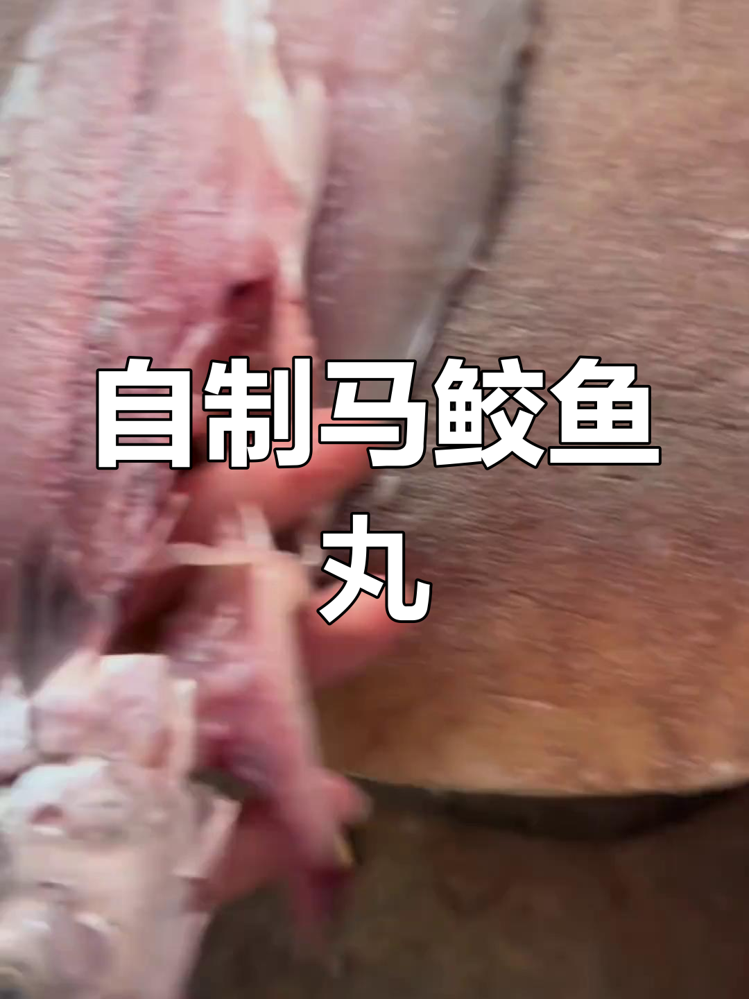 纯手工马鲛鱼丸,无添加自制美味