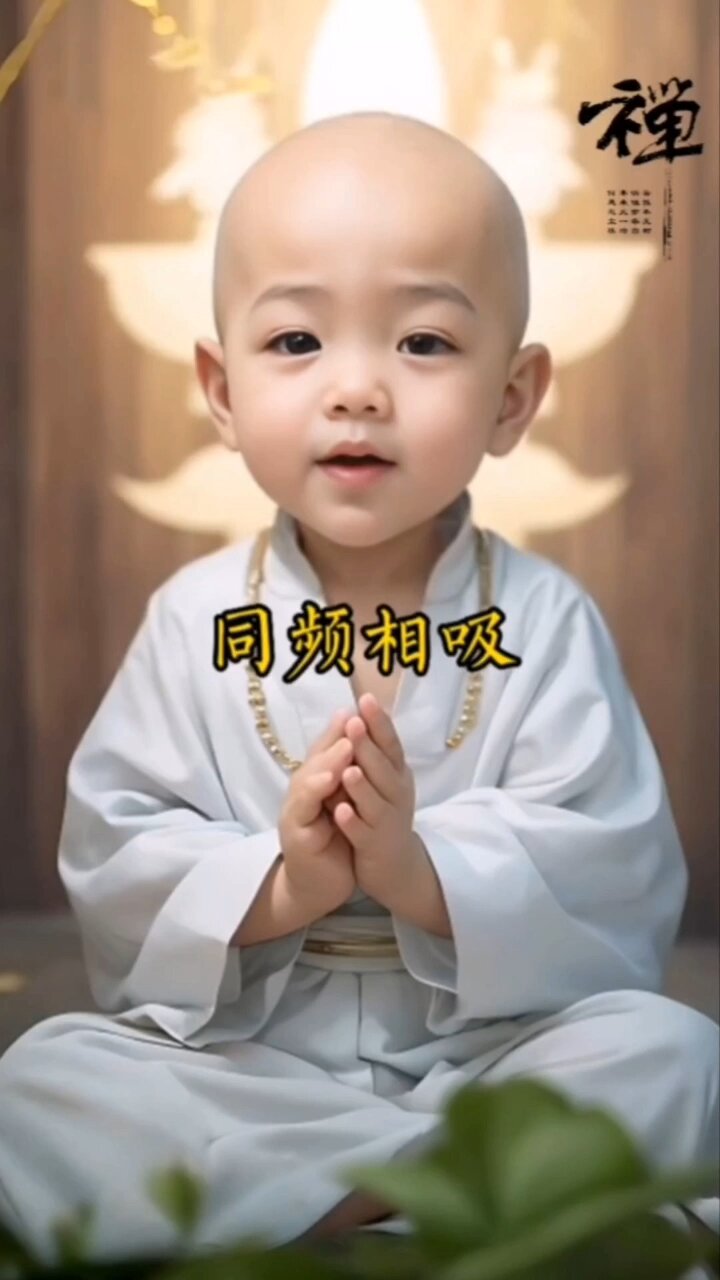 全网爆火的禅意小和尚,有意的来