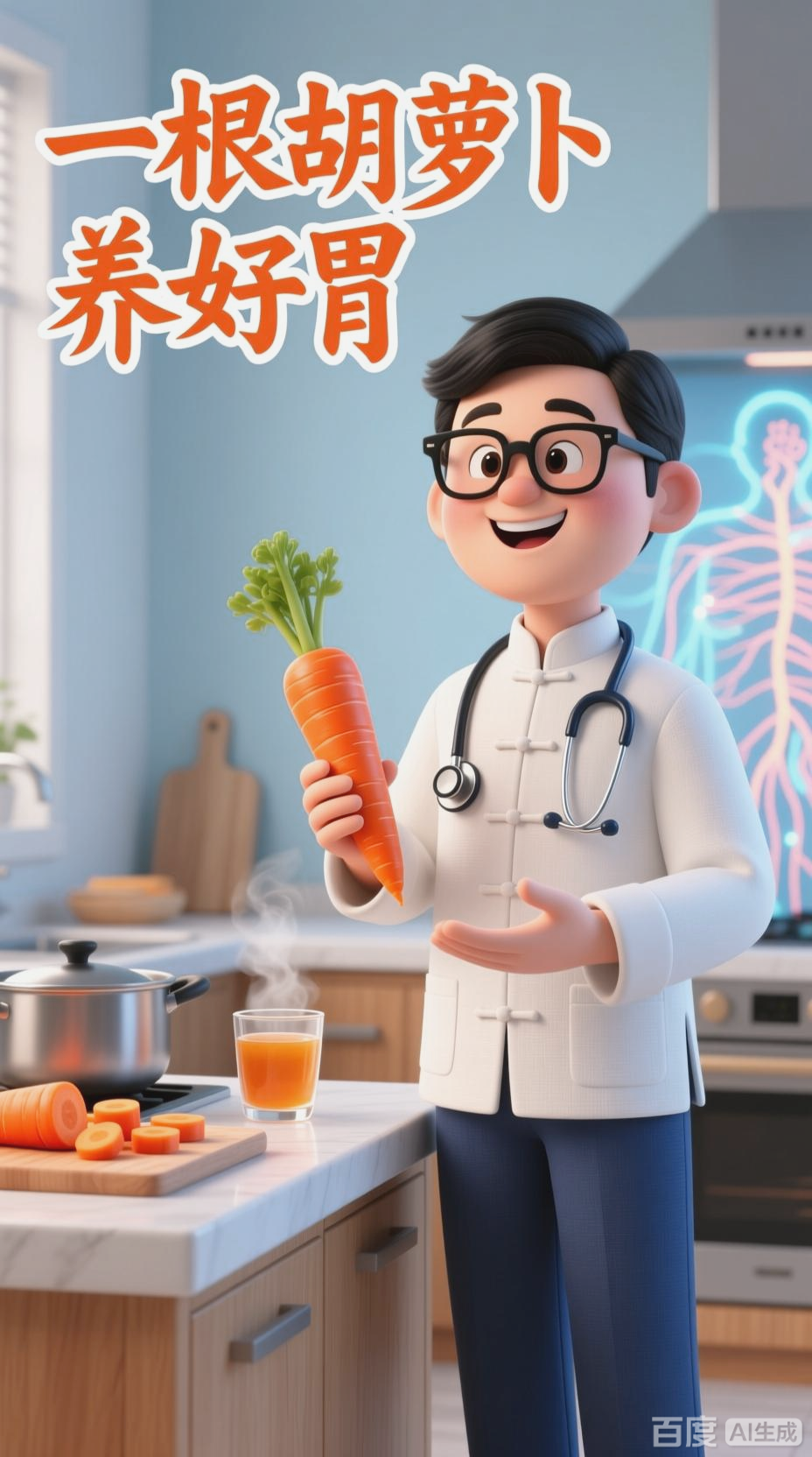 胃病调理新方法，胡萝卜煮水来帮忙