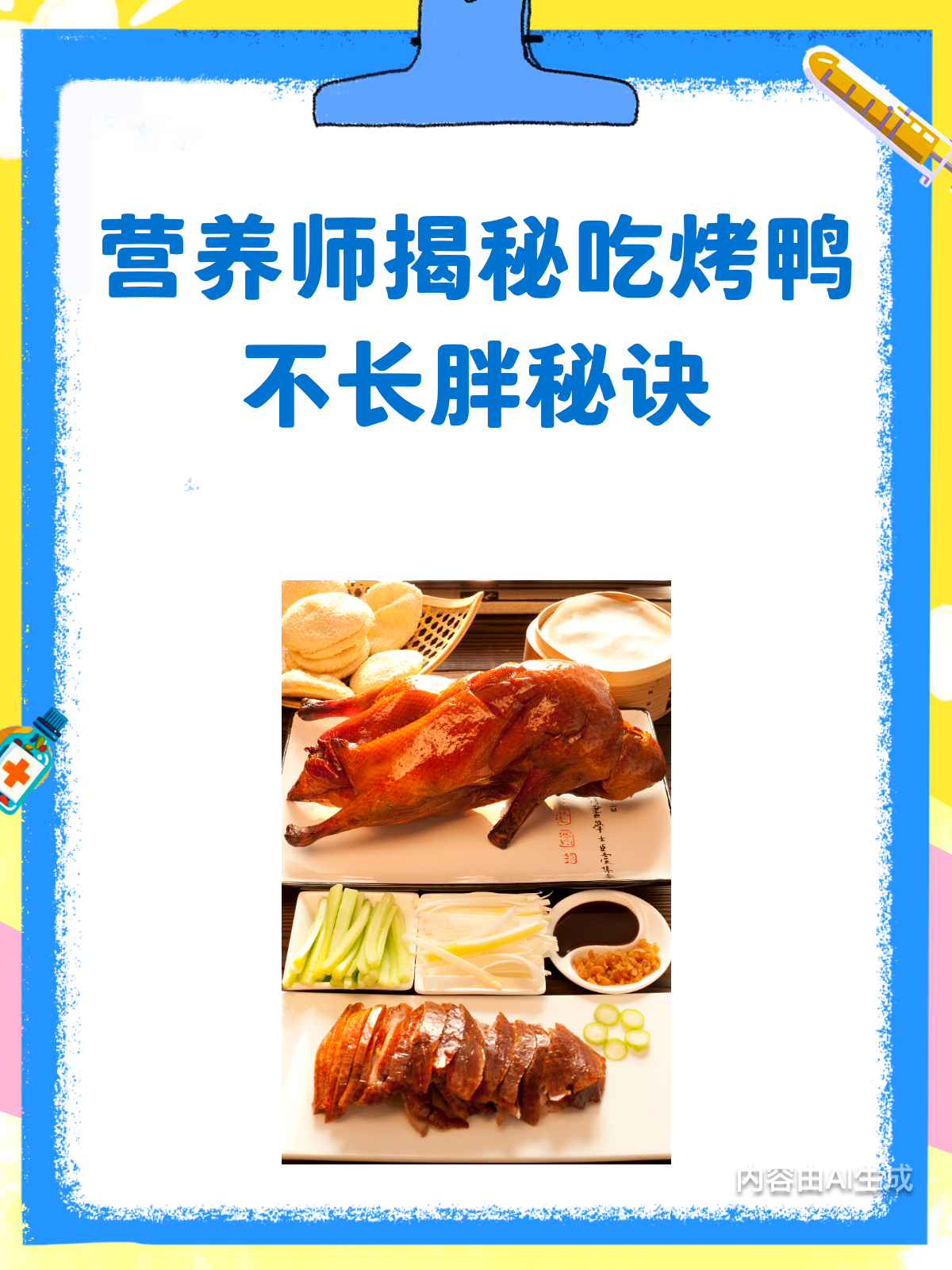 吃烤鸭不长胖?营养师教你巧妙吃法!
