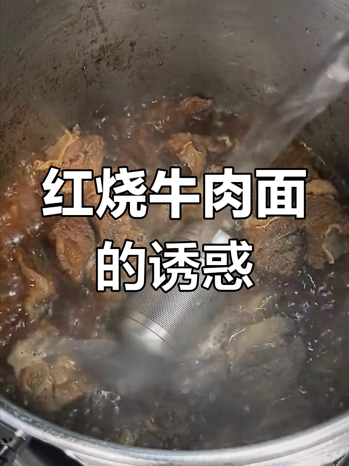 豪华红烧牛肉面,肉质鲜嫩,汤浓味美,吃一次就停不下来!