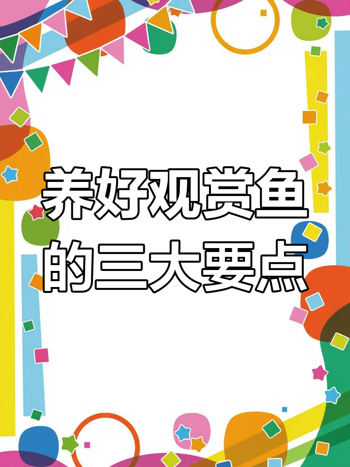 观赏鱼养殖技巧：过滤、密度与选鱼全攻略