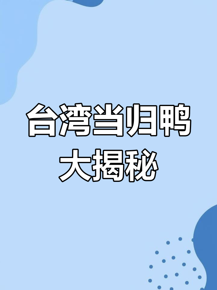 高德地图发现台湾当归鸭,正宗美味等你来尝